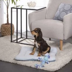 Budget 👏 Paris prix Coussin pour Chien & Chat "Puppy" 58cm Bleu Clair 🛒 -Bon plan Animalerie Soldes 3526781201216 6