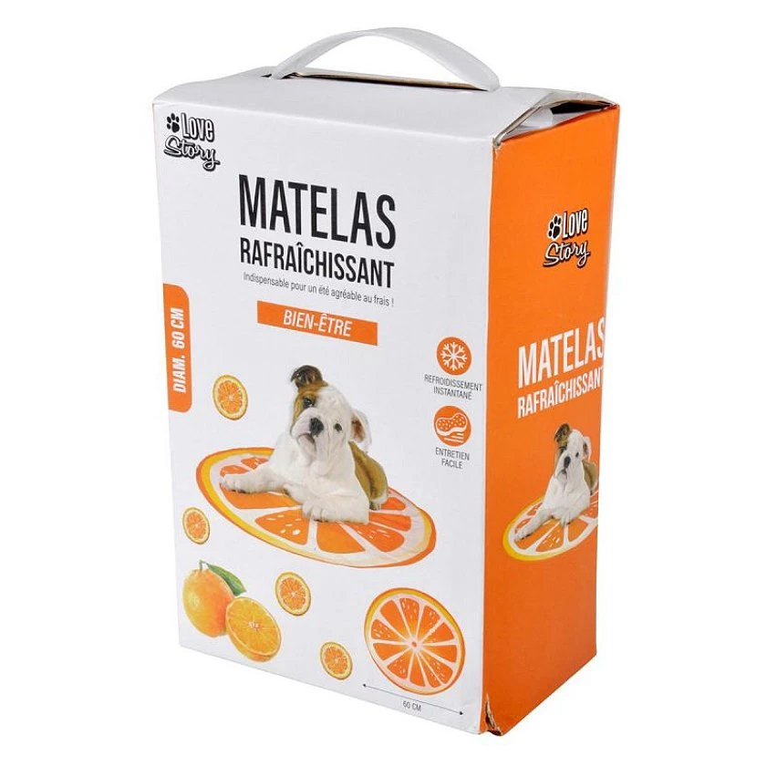 De gros 🌟 Paris prix Matelas Rafraîchissant pour Animaux "Fruit" 60cm Orange 😍 3 De gros 🌟 Paris prix Matelas Rafraîchissant pour Animaux "Fruit" 60cm Orange 😍