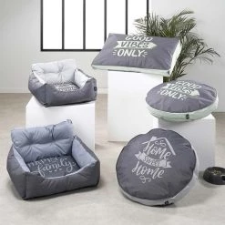 De gros 😍 Paris prix Coussin pour Chien & Chat "Good Vibes" 80cm Vert 💯 -Bon plan Animalerie Soldes 3574380608356 2