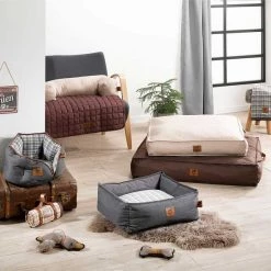 Sortie 😍 Paris prix Coussin pour Chien & Chat "Héritage" 100cm Gris 🧨 -Bon plan Animalerie Soldes 3574380626411 4