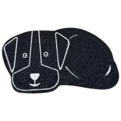 Meilleure affaire 🔔 Paris prix Tapis de Repas pour Chien "Feutrine" 60cm Noir 😍