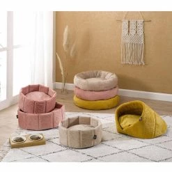 Offres ❤️ Paris prix Coussin pour Chien & Chat "Boho" 50cm Moutarde ❤️ -Bon plan Animalerie Soldes 3574380631453 5 1