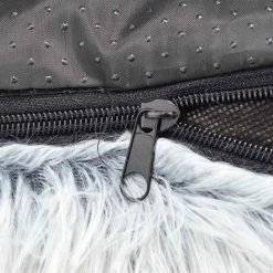 Meilleur prix 💯 Paris prix Protège Canapé & Traversin "Fluffy" 80cm Blanc Chiné 🔔 -Bon plan Animalerie Soldes 3574380636281 5 2