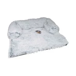 Meilleur prix 💯 Paris prix Protège Canapé & Traversin "Fluffy" 80cm Blanc Chiné 🔔 -Bon plan Animalerie Soldes 3574380636281 6