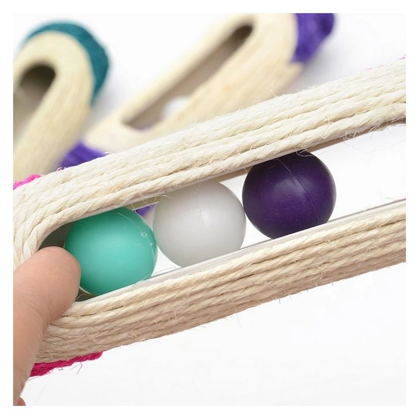 Nouveau 👍 Wewoo Jouet pour Animaux de compagnie Cat Rack Rolling Sisal grattage balle piégée avec trois balles, Couleur Aléatoire Chat Scratch Board Training Toy Fou 🔥 7 Nouveau 👍 Wewoo Jouet pour Animaux de compagnie Cat Rack Rolling Sisal grattage balle piégée avec trois balles, Couleur Aléatoire Chat Scratch Board Training Toy Fou 🔥 – Image 5