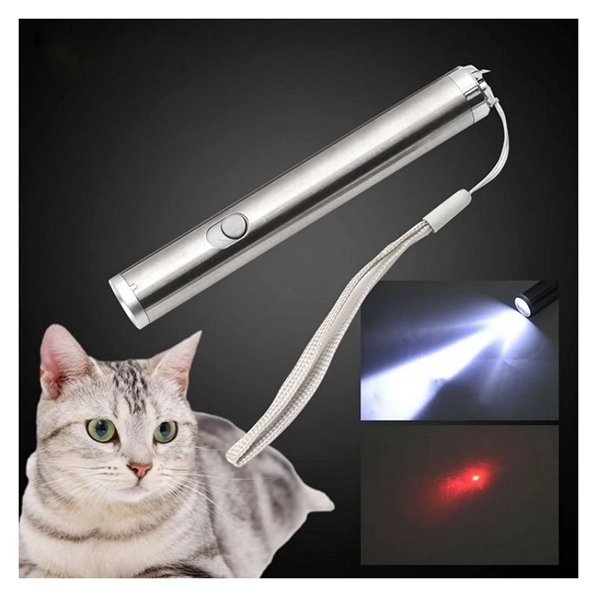 Promo ❤️ Wewoo Jouet pour Animaux Jouets interactifs drôles de stylo de chat laser de lumière de Rod de de LED 🔔 3 Promo ❤️ Wewoo Jouet pour Animaux Jouets interactifs drôles de stylo de chat laser de lumière de Rod de de LED 🔔