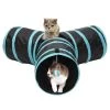 Les meilleures critiques de 🥰 Wewoo Jouet pour Animaux Pliable 3 sorties exercice tunnel de chat avec une balle suspendue ❤️