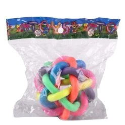 Bon marché 💯 Wewoo Jouet pour Animaux d'animal familier coloré de boule de Bell de style d'armure d'amusement, taille: M 7.5 * 7.5 * 7.5cm ✔️ -Bon plan Animalerie Soldes 3615610838935 4