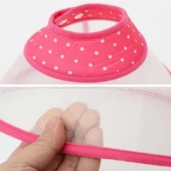 Sortie 🧨 Wewoo Pour chien Animal de compagnie rose Collier Couvre-chef Entonnoir Taille: L 26-30cm Collerette plastique anti mordillement 🤩 -Bon plan Animalerie Soldes 3615610875442 4