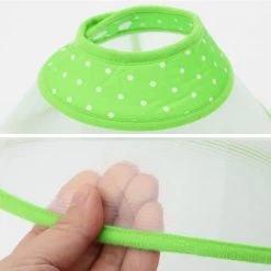 Top 10 😀 Wewoo Pour chien Animal de compagnie vert Collier Couvre-chef Entonnoir Taille: L 26-30cm Collerette plastique anti mordillement 😀 -Bon plan Animalerie Soldes 3615610875459 4