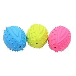 Offres 😍 Wewoo Jouet pour Animaux le jeu de molaire d'animal familier, livraison aléatoire de couleur, taille: 9.0x6.5cm Mâchoire en caoutchouc de forme de boule de 🥰 -Bon plan Animalerie Soldes 3615611051951 5