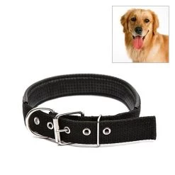 Remise 🎉 Wewoo Collier Chien & Chat noir pour Animal de compagnie Neck Strap Neckband Chats Chiens Colliers, 3.5cm x 57cm de Colliers Pet Mousse Coton Polyester 🔥