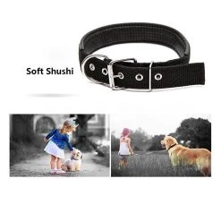 Remise 🎉 Wewoo Collier Chien & Chat noir pour Animal de compagnie Neck Strap Neckband Chats Chiens Colliers, 3.5cm x 57cm de Colliers Pet Mousse Coton Polyester 🔥 -Bon plan Animalerie Soldes 3615611065477 7 1