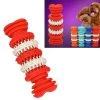 Nouveau 👍 Wewoo Jouet pour Animaux rouge chien domestiques Nettoyage de dents Jouets à mâcher en caoutchouc souple non toxique, petite taille, longueur: 12 cm 😉 -Bon plan Animalerie Soldes 3615611127793 1
