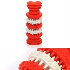 Nouveau 👍 Wewoo Jouet pour Animaux rouge chien domestiques Nettoyage de dents Jouets à mâcher en caoutchouc souple non toxique, petite taille, longueur: 12 cm 😉 -Bon plan Animalerie Soldes 3615611127793 3