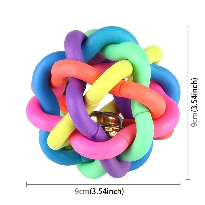 Meilleur prix 🎁 Wewoo Jouet pour Animaux d'animal familier coloré de boule de Bell de style d'armure d'amusement, taille: L 9 * 9 * 9cm 🔔 6 Meilleur prix 🎁 Wewoo Jouet pour Animaux d'animal familier coloré de boule de Bell de style d'armure d'amusement, taille: L 9 * 9 * 9cm 🔔 – Image 4