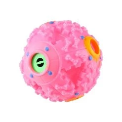 Coupon ⌛ Wewoo Jouet pour Animaux rose familiers Squeaky Giggle Charlatan son d'entraînement à mâcher Ball, Taille: M, Ball Diamètre: 9.2cm Distributeur d'aliments ✔️ -Bon plan Animalerie Soldes 3615611137983 3