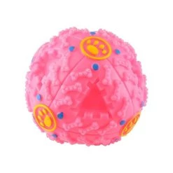 Acheter 🎉 Wewoo Jouet pour Animaux rose de compagnie Squeaky Giggle Charlatan son d'entraînement à mâcher Ball, Taille: L, Ball Diamètre: 11,5 cm Distributeur d'alim ❤️ -Bon plan Animalerie Soldes 3615611138195 4