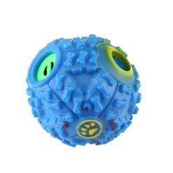 Vente flash ❤️ Wewoo Jouet pour Animaux bleu de compagnie Squeaky Giggle Quack Sound Training Toy Chew Ball, Taille: S, Ball Diamètre: 7cm Distributeur d'aliments ❤️ -Bon plan Animalerie Soldes 3615611138201 3