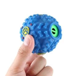 Vente flash ❤️ Wewoo Jouet pour Animaux bleu de compagnie Squeaky Giggle Quack Sound Training Toy Chew Ball, Taille: S, Ball Diamètre: 7cm Distributeur d'aliments ❤️ -Bon plan Animalerie Soldes 3615611138201 5