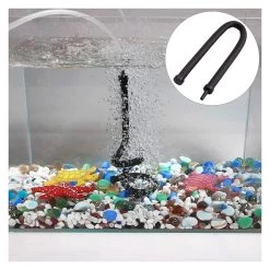 Tout neuf 👍 Filtre d'Aquarium pour Aquariums et Réservoirs de Poissons 30cm Unique Tête Aquarium Pompe Barre de Tuyau Accessoires Air Oxygène Bande Diffuseur 🧨