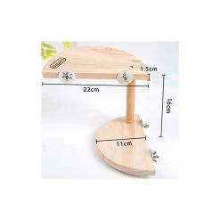 Tout neuf 😉 Wewoo Jouet pour Animaux Animal de compagnie en bois deux couches Hamster Woodplate tremplin petits de pédale jouets Pet 🔥 -Bon plan Animalerie Soldes 3615611221927 5