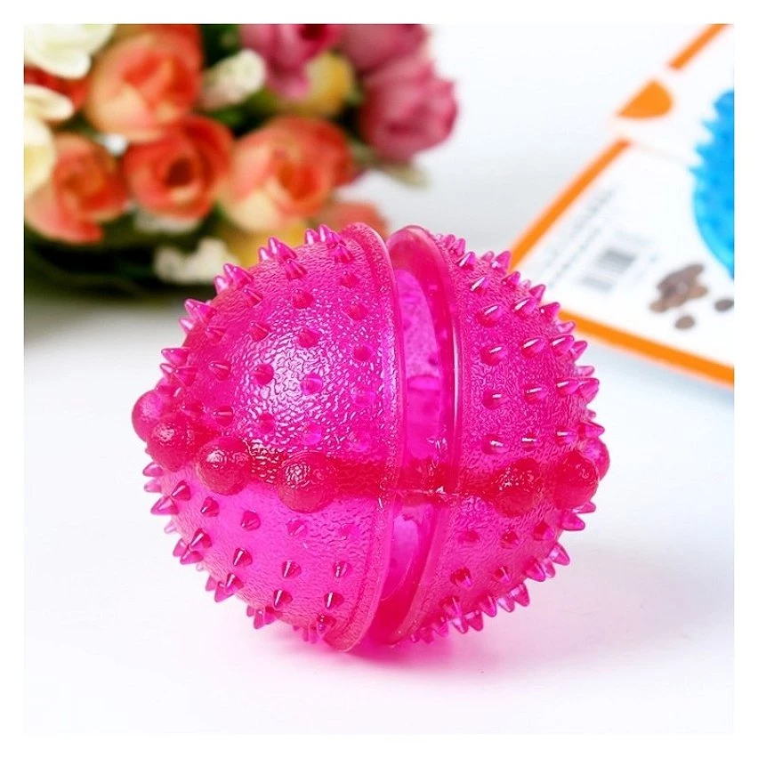 Bon marché 🔔 Wewoo Jouet pour Animaux de balle de nourriture de fuite d'animal familier Oren Retriever Puppy molaire résistant à la morsure des dents, diamètre: 8cm, li 🎁 6 Bon marché 🔔 Wewoo Jouet pour Animaux de balle de nourriture de fuite d'animal familier Oren Retriever Puppy molaire résistant à la morsure des dents, diamètre: 8cm, li 🎁 – Image 4