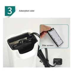 Vente flash ✔️ Filtre d'Aquarium Purificateur d'eau silencieux de réservoir peu profonde de style de cascade de 3W, prise américaine 🧨 -Bon plan Animalerie Soldes 3615611279690 6