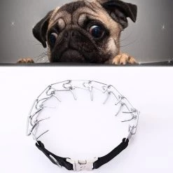 Acheter ❤️ Wewoo Collier Chien & Chat Chiens de haute qualité en métal chaîne réglable de de de formation spécifique, taille: 4.0mm * 60cm 😍