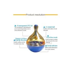 Meilleur prix ❤️ Wewoo Jouet pour Animaux rose Tumbler Fuite Alimentaire Ballon Chien Formation Exercice Fun Bowl Jouets, Taille: 14 * 9.5 cm ⌛ -Bon plan Animalerie Soldes 3615611626166 3