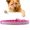 Le moins cher 🔔 Wewoo Collier Chien & Chat Magenta Les produits d'animal familier de de clouté par diamant d'unité centrale, taille: S, 1.5 * 37cm 🎁