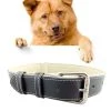 Offres ✨ Wewoo Collier Chien & Chat noir de en cuir Pet 🐶 Dog Big 🐶 Dog, taille: L, 2.5 * 51cm 👍