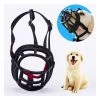 De gros 🔔 Wewoo Muselières chien noir Le museau de empêchent mordiller à mâcher et aboyer permet boire haleter, taille: 8.2 * 7.6 * 10.4cm 💯