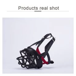 De gros 🔔 Wewoo Muselières chien noir Le museau de empêchent mordiller à mâcher et aboyer permet boire haleter, taille: 8.2 * 7.6 * 10.4cm 💯 -Bon plan Animalerie Soldes 3615611777592 7