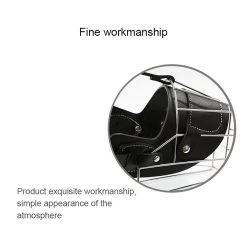 Grosses soldes 🛒 Wewoo Muselières chien Cage en acier style panier fil museau protection couverture avec bracelet en cuir, taille: XXL ✔️ -Bon plan Animalerie Soldes 3615611794162 7 2