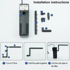 Les meilleures critiques de ✨ Filtre d'Aquarium 8W 600L/H Multi-fonction Submersible Aquarium pompe à eau de circulation Fish Tank interne à air ⌛ -Bon plan Animalerie Soldes 3615611808302 3