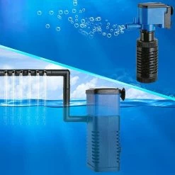 Budget ⌛ Filtre d'Aquarium 3W 300L/H Multi-fonction Mini Submersible Aquarium Pompe à Eau Circulation Fish Tank à Air Intérieur 🔔 -Bon plan Animalerie Soldes 3615611808302 7