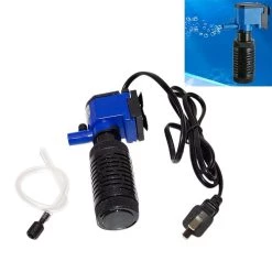 Bon marché 🤩 Filtre d'Aquarium 4W 400L/H Multi-fonction Submersible Aquarium Pompe à Eau Circulation Fish Tank à Air Intérieur ⌛
