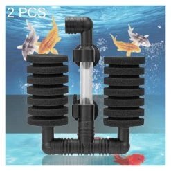 Les meilleures critiques de ✨ Coton biochimique muet pneumatique double de mur de l'aquarium fixé au mur de 2 PCS 🧨