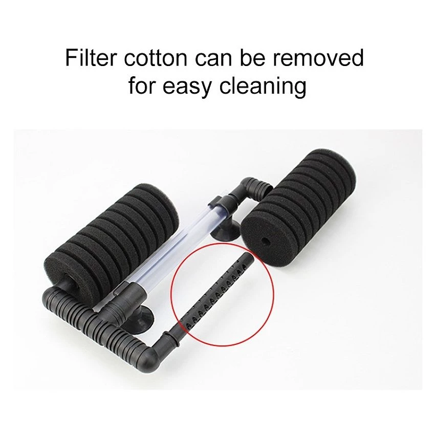 Coupon ⭐ Coton biochimique muet pneumatique double de mur de l'aquarium fixé au mur de 2 PCS 🔔 9 Coupon ⭐ Coton biochimique muet pneumatique double de mur de l'aquarium fixé au mur de 2 PCS 🔔 – Image 7