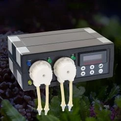 Meilleure vente ❤️ Jebao DP-2 4W Pompe de dosage automatique de péristaltisme 2 canaux de pour réservoir de récif de corail Distributeur de liquide d'alimentationPrise 🌟