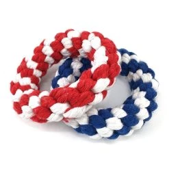 Remise 🧨 Wewoo Jouet pour Formation de corde tressée en coton mordant le interactif de nettoyage des dentstaille 10,5 x 3,0 mlivraison de couleurs aléatoires 🌟 -Bon plan Animalerie Soldes 3615613226715 3