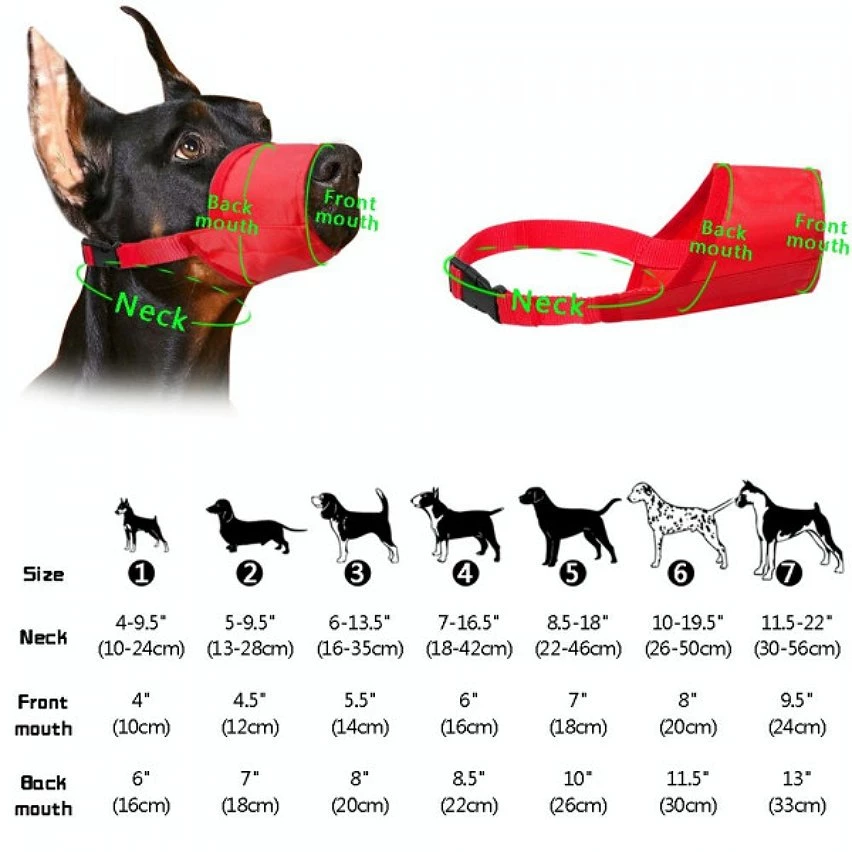 Budget 😍 Wewoo Muselières chien Fournisseur d'animal muselière nylon respirant confortable doux maille réglable masque pour animaux de compagnie bouche empêcher la ❤️ 9 Budget 😍 Wewoo Muselières chien Fournisseur d'animal muselière nylon respirant confortable doux maille réglable masque pour animaux de compagnie bouche empêcher la ❤️ – Image 7