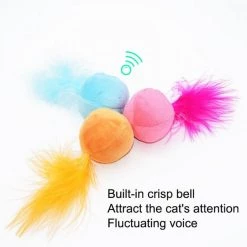 Coupon ❤️ Wewoo Jouet pour Bague Cloche Plumes Tease Cats Toys Peluche Pet Cat Rose 🔥 -Bon plan Animalerie Soldes 3615613561915 3