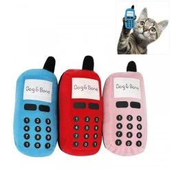 Le moins cher 🛒 Wewoo Jouet pour WJ010500 Jouets Chiens De Chat Téléphone En Forme De Mâcher Jouer De Pratique Peluche Grattants Livraison De Couleur Aléatoire 🤩