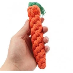 Remise 👍 Wewoo Jouet pour chien en forme de carottecordechiotjouetsnettoyage plein airentraînement airtailletaille 20-23 cm 🔥 -Bon plan Animalerie Soldes 3615613563506 4