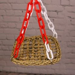 Les meilleures critiques de 😉 Wewoo Jouet pour Pont de suspension manuel d'hamac de tresse d'oscillation de de perroquet d'oiseauspécification 30x30cm 🔔 -Bon plan Animalerie Soldes 3615613564640 3