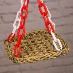 Les meilleures critiques de 😉 Wewoo Jouet pour Pont de suspension manuel d'hamac de tresse d'oscillation de de perroquet d'oiseauspécification 30x30cm 🔔 -Bon plan Animalerie Soldes 3615613564640 5