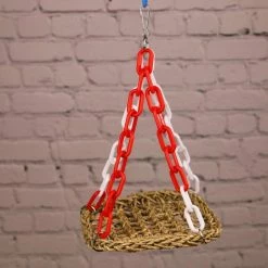 Les meilleures critiques de ⭐ Wewoo Jouet pour Pont de suspension manuel d'hamac d'oscillation de tresse de de perroquet manuelspécifications 18x18cm 👏 -Bon plan Animalerie Soldes 3615613564657 4