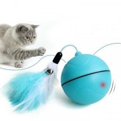 Le moins cher 🌟 Wewoo Jouet pour drôle de chat de boule d'instantané LED rechargeable par USB bleu 👍